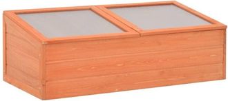 vidaXL Invernadero De Madera 100x50x34 Cm Vidaxl
