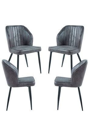 Regalos Miguel Regalos Miguel - Packs Sillas Comedor - Pack 4 Sillas Wenye - Gris