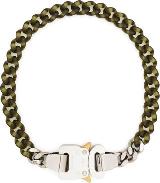 Alyx Tweekleurig nylon en metalen ketting - Heren - Kettingen - Groen - S - Nylon - Accessoires