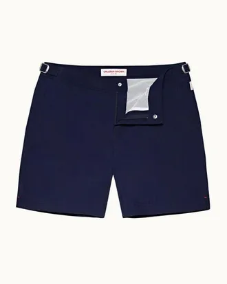 Orlebar Brown Bulldog Mid-Length Swim Shorts in Navy at Nordstrom, Size 36