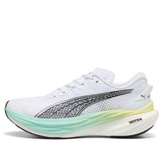 Puma (WMNS) PUMA Deviate Nitro 3 White Mint Blue 309708-20