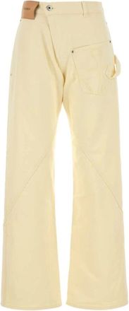 J.W.Anderson Dames, Jeans, Geel, Maat: W25 Katoen