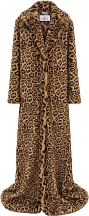 Philipp Plein Abrigo largo de eco-vis&oacute;n - Coats - Mujer - Marr&oacute;n - XS