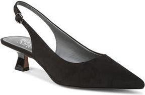 Franco Sarto Jaden Pointed Toe Slingback Pump in Black at Nordstrom Rack, Size 10