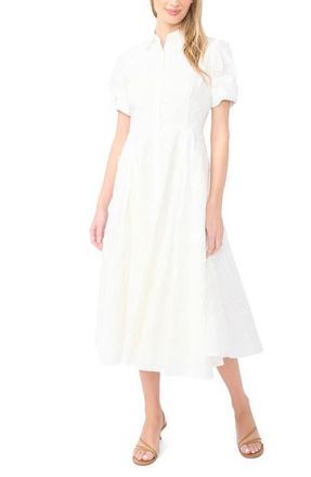 Ted Baker Violet Floral Embroidery Shirtdress in New Ivory at Nordstrom, Size 10