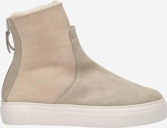 AGL Womens Meghan Warm Fur Lined Bootie In Taupe