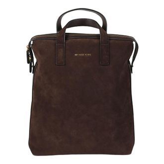 Michael Kors Nicholas Su&egrave;de Convertibele Rugzak - Heren - Tassen - Bruin - Maat: ONE Size Su&egrave;de