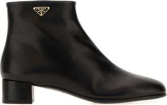 Prada Black Tronchetti Boots
