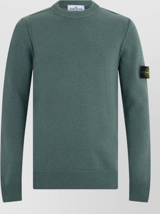 Stone Island virgin wool crewneck sweater