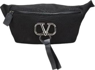 Valentino Pre-owned Belt Bags, female, Black, Size: ONE SIZE Pre-owned Shoulder Bag