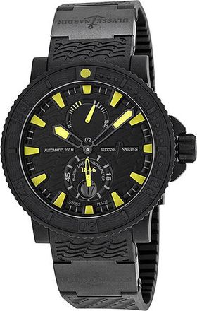 Ulysse Nardin Pre-owned Ulysse Nardin Black Sea Black Dial Mens Watch 263-92-3C-924