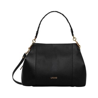 Liu Jo Tassen, Dames, Zwart, ONE Size, Polyester, Ecs M Satchel