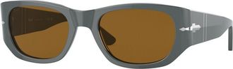 Persol PO3307S 117333 Mens Sunglasses Grey Size 55