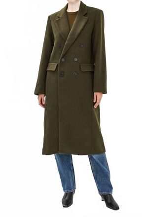 Pistola Denim Prescott Wool Coat In Caper