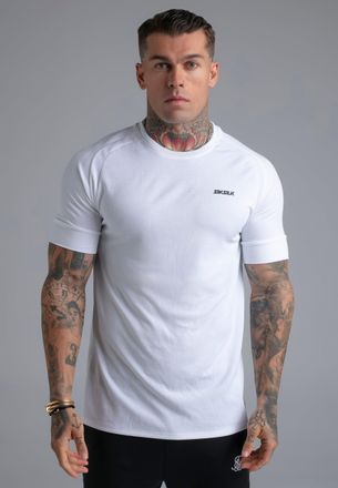 Siksilk Mens White Tech T-Shirt XXL