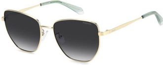 Polaroid PLD 4204/G/S/X Asian Fit Polarized J5G/WJ Womens Sunglasses Gold Size 56