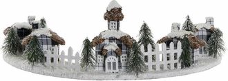 DKD Home Decor Dkd Home Decor - Base Arbol Navidad Con Led - 60x30x19