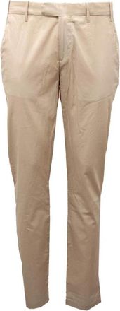 Eleventy Milano E73 Pana Broek - Heren - Straight fit broeken - Beige - W32 - Katoen - Broeken