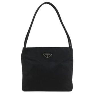 Prada Pre-owned Shoulder Bags, female, Black, Size: ONE SIZE Pre-owned Vintage Tote Bag