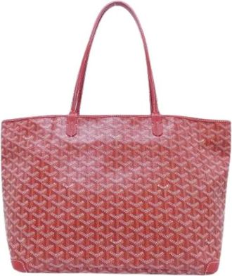 Goyard Pre-owned Artois Coated Canvas Tote Bag - Dames - Vintage Shopper - Rood - ONE Size - Vintage