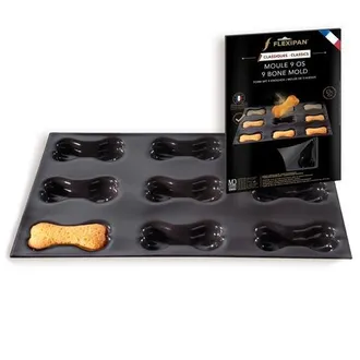 Silpat Flexipan 9 Bones Pet Treats Premium Silicone Baking Pan in Black at Nordstrom