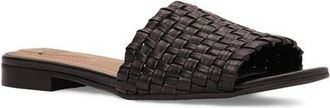 Aquatalia Brunello Weatherproof Slide Sandal in Espresso Woven at Nordstrom, Size 10.5