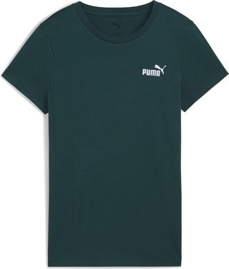 Puma T-Shirt PUMA ESS SMALL NO. 1 LOGO TEE (S), Damen, Gr. M, gr&uuml;n terrain, Jersey, Obermaterial: 100% Baumwolle, unifarben, regular fit normal, Rundhals, 