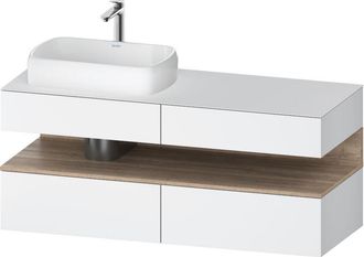 Duravit Qatego Consola Mueble Bajo Lavabo, 2 Extensiones, 2 - Duravit