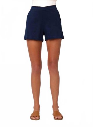 Bella Dahl Catalina Clean Front Shorts In Navy