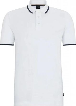 HUGO BOSS Tops > Polo Shirts - Heren - Polos - Wit - S - Tops