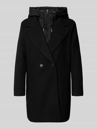 Vero Moda Regular Fit Mantel mit abnehmbarem Innenkragen Modell GRACE in Black, Gr&ouml;&szlig;e XS