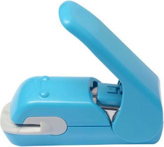 OEM Hefter Sin Grapas - 34 X 95 X 85 Mm - Para Hasta 5 Hojas - Azul - 1 Unidad