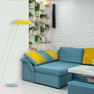 Tosel L&aacute;mpara para leer metal Alt.174cm multicoldorado Pantalla: AMARILLO