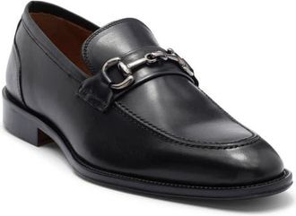 Nordstrom Italian Collection Manarola Bit Loafer in Black Leather at Nordstrom, Size 11.5