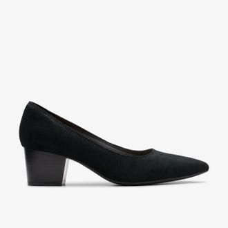 Clarks Ellanie Hope Black Suede