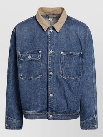 Polo Ralph Lauren jacket contrast collar front pockets design