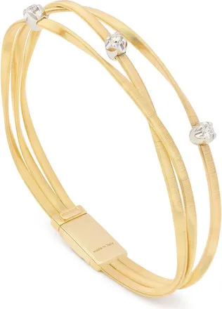 Marco Bicego Marrakech 18k Gold Diamond Bracelet in 18K Yellow/White Gold at Nordstrom, Size 7