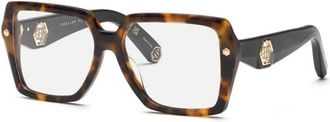 Philipp Plein Vpp 192 Brillen - Dames - Brillen - Bruin - 55 MM - Accessoires