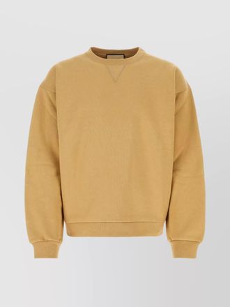 Gucci crew neck cotton sweatshirt