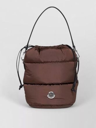 Moncler caradoc nylon bucket bag adjustable strap