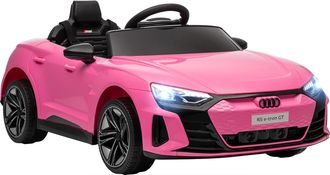 OEM Coche El&eacute;ctrico Para Ni&ntilde;os De +3 A&ntilde;os Audi Rs E-tron Gt Coche De Bater&iacute;a Con Mando A Distancia 103x58x41 Cm Rosa