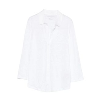 Majestic Filatures Majestic Filatures, Shirts, female, White, Size: XL Camicia con bottoni