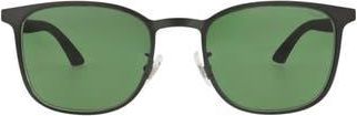 Montblanc 54mm Round Sunglasses in Ruthenium Green at Nordstrom Rack