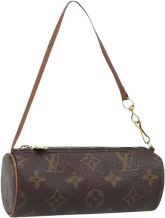 Louis Vuitton Pre-owned Mini Bags, female, Brown, Size: ONE SIZE Pre-owned Monogram Canvas Pouch