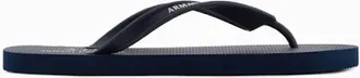 A|X Armani Exchange Mens Blue Flip Flops Sandals, Brand Size 41 ( US Size 8 )