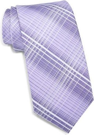 Calvin Klein Nelson Plaid Tie in Purple at Nordstrom Rack