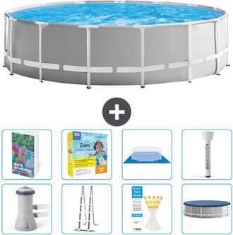 Intex Piscina Prism Frame Redonda - 457x122 Cm - 9-piezas S532