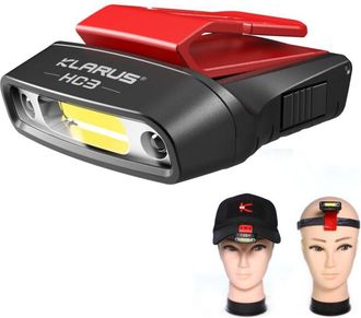 OEM Linterna Frontal Led Recargable Con Clip Hc3, Visera Giratoria, Luz De Manos Libres Con Luz Roja Para Pescar, Correr, Acampar, Leer Y Trabajar