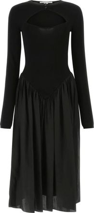 Stella McCartney Dames, Jurken, Zwart, Maat: XS