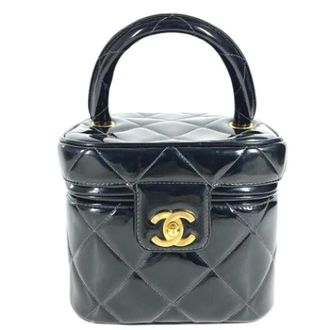 Chanel Pre-owned Matelasse Handbag - Dames - Pre-owned - Zwart - Maat: ONE Size Leer